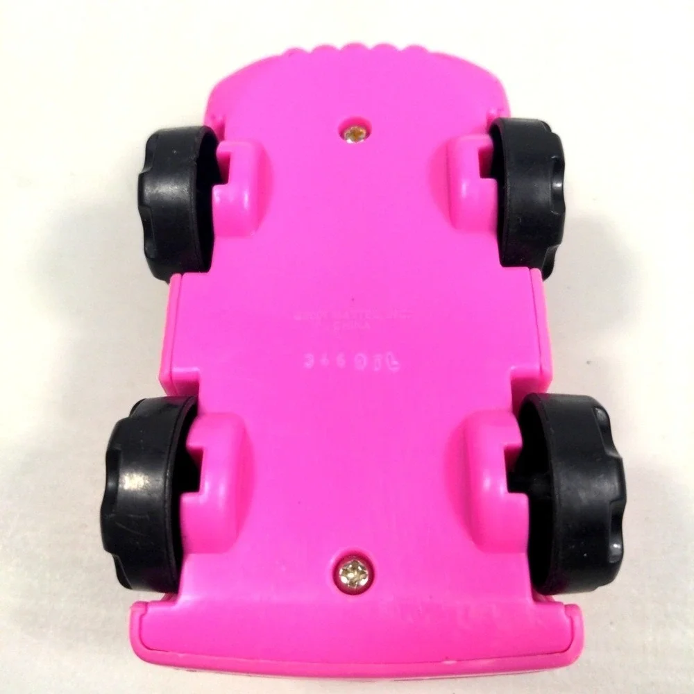 VTG 2001 Mattel Fisher Price Little People Pink Jeep Truck Off-Road Car Toy